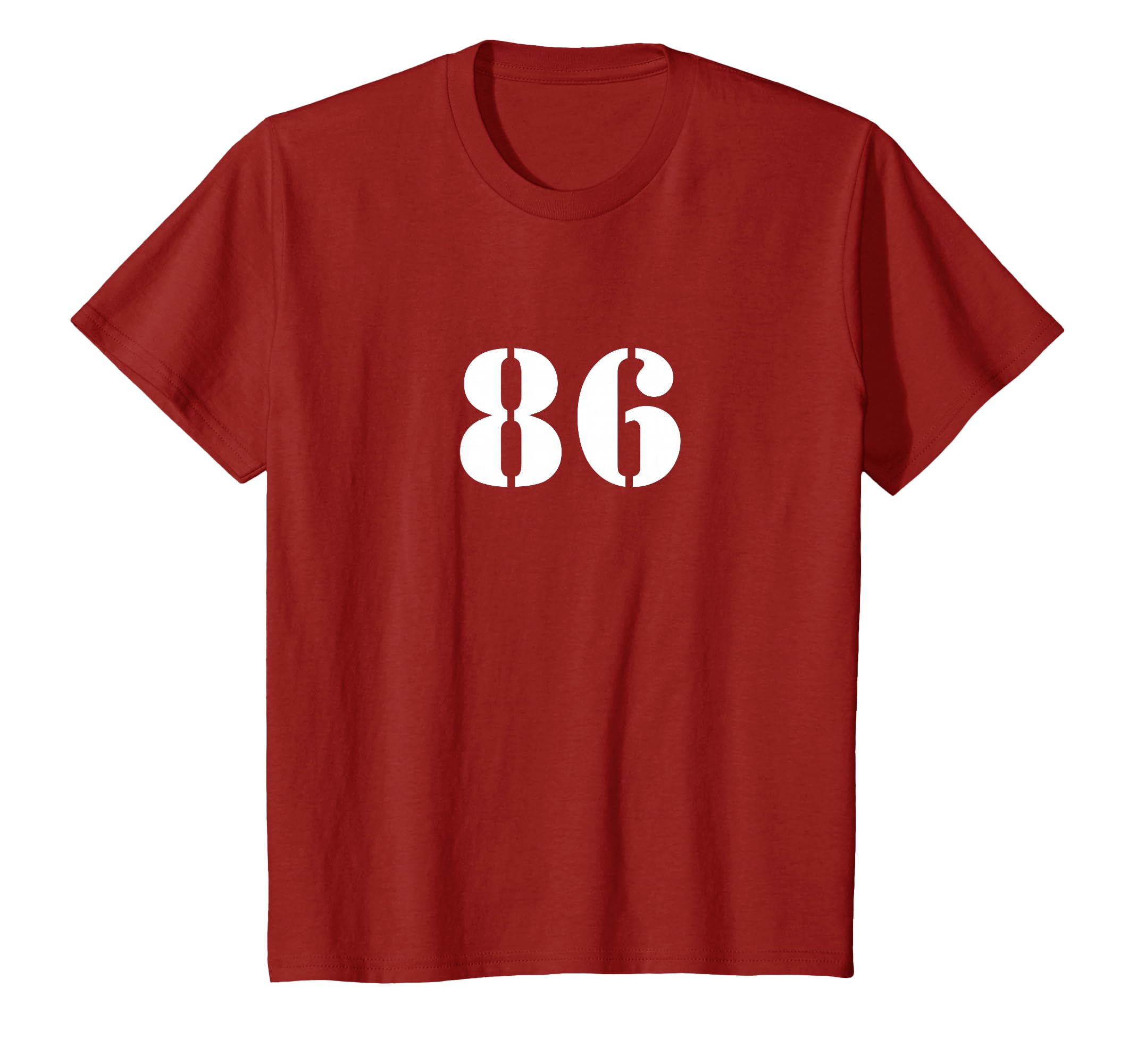 Amazon | エイトシックス 数字 86 番号付き Tシャツ | Tシャツ